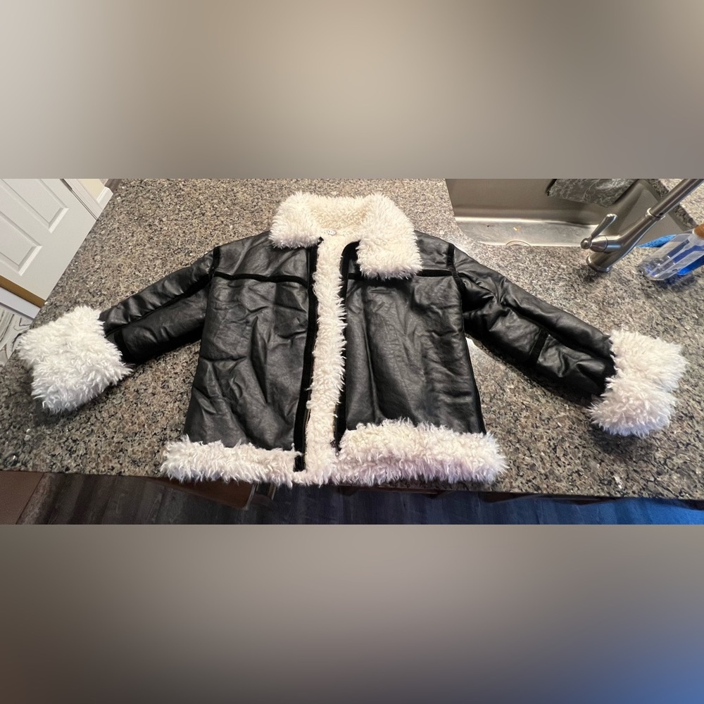 Lioness Faux Fur Leather Jacket